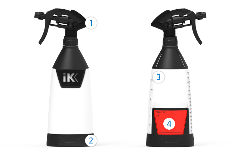 iK Goizper - Multi TR 1 Trigger Sprayer - Acid and Chemical Resistant