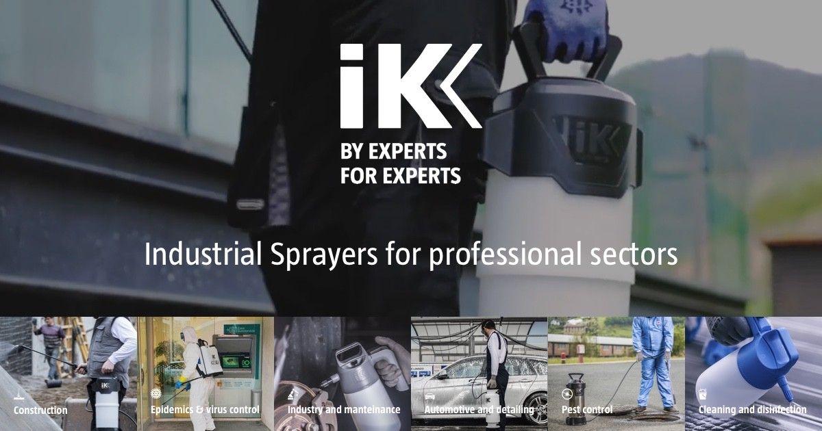 IK Sprayers. Industrial Sprayers to meet the needs of profesional sectors.